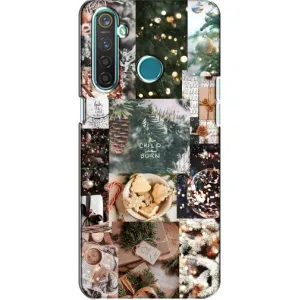 Різдвяні, Святкові Чохли для RealMe 5 Pro (Різдвяний колаж)