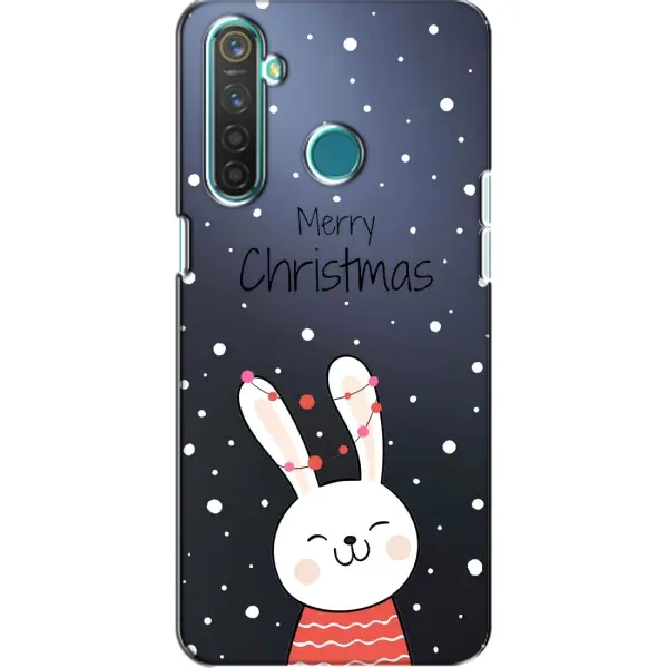 Чехол с принтом «Рождественский заяц» для Realme 5 Pro Чехол с принтом «Рождественский заяц» для Realme 5 Pro