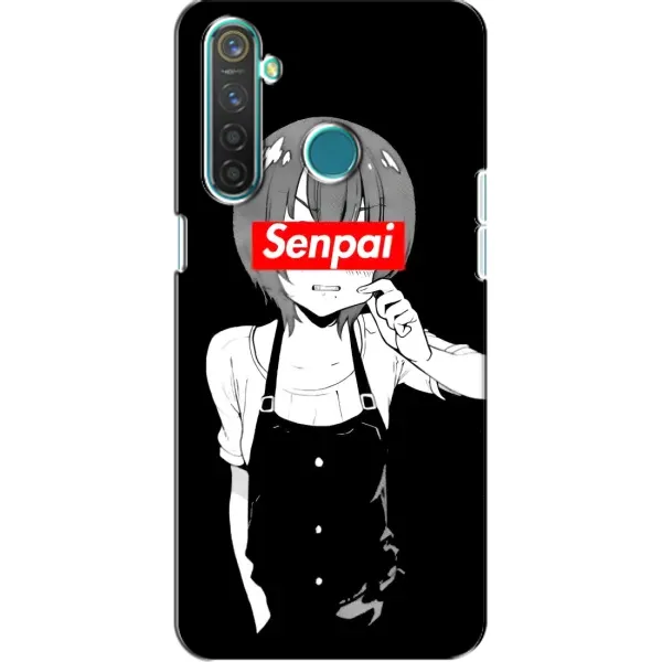 Чохол з принтом «Senpai» для Realme 5 Pro