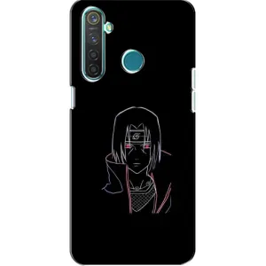 Чехлы на тему: Итачи Учиха для Realme 5 Pro (AlphaPrint) (силуэт Итачи)