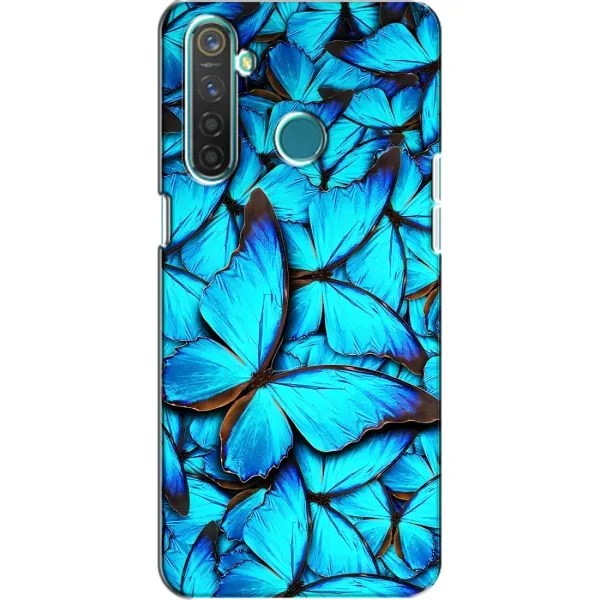 Чехол с принтом «Синие бабочки» для Realme 5 Pro