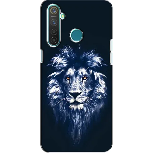 Чохол з принтом «Синій Лев» для Realme 5 Pro
