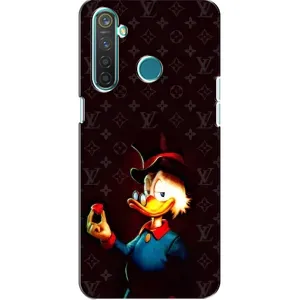 Чехли для Realme 5 Pro - Скрудж МакДак Louis Vuitton (PREMIUMPrint) (Скрудж з ботліантом)