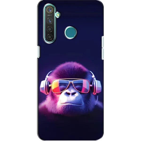Чехол с принтом «Стильная обезьяна» для Realme 5 Pro