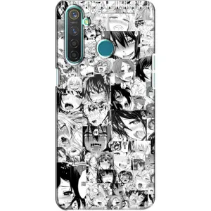 Чехлы Персонажи Аниме Наруто для Realme 5 (AlphaPrint) (Ahegao manga)