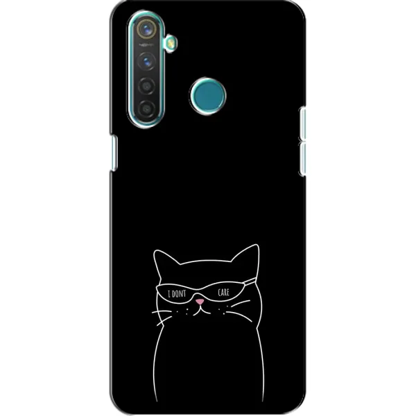 Чохол з принтом «Байдужий кіт» для Realme 5