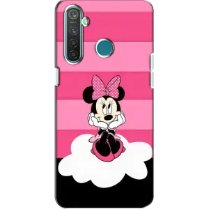 Эксклюзивный чехол для Realme 5 (AlphaPrint - Мультяшные) (Девочка Maus)