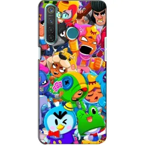 Чехол для Realme 5 Бравл Старс (VPrint) (герои Бравл Старс)