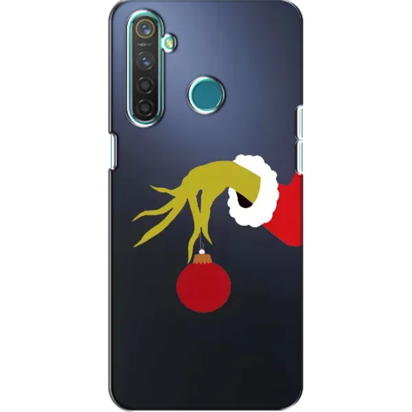 Чехол с принтом «Гринч с игрушкой» для Realme 5