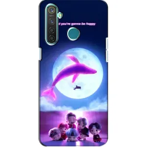 Чехлы BTS для Realme 5 (AlphaPrint) (КИТ BTS)