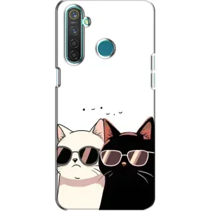 Чохол з малюнком кіт на Realme 5 (Коти в окулярах)