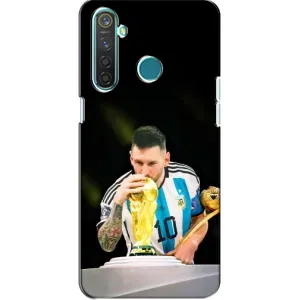 Чехлы для Realme 5 (Leo чемпион) (AlphaPrint) (Кубок Месси)