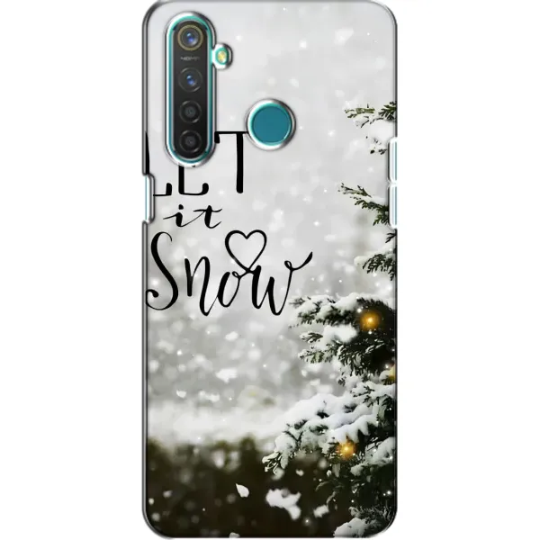 Чехол с принтом «Let it snow» для Realme 5