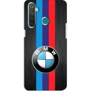 Чехол для Реалми 5 - с принтом БМВ (AlphaPrint) (Лого BMW)