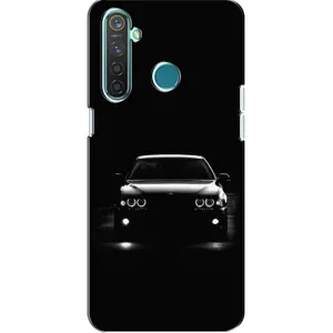 Чехол для Реалми 5 - с принтом БМВ (AlphaPrint) (Машина BMW)