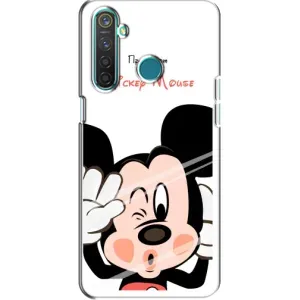 Эксклюзивный чехол для Realme 5 (AlphaPrint - Мультяшные) (Маус Микки)