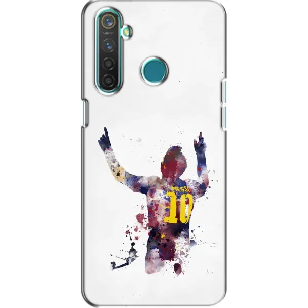 Чехол с принтом «Messi Barca» для Realme 5