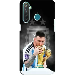 Чехлы для Realme 5 (Leo чемпион) (AlphaPrint) (Месси Чемпион)