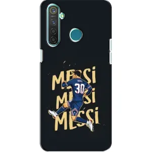 Чехлы для Realme 5 (Leo чемпион) (AlphaPrint) (Messi ПСЖ)