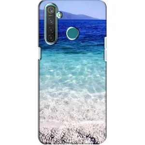 Силиконовый чехол с КАРТИНКАМИ лето для Realme 5 (AlphaPrint) (Море)