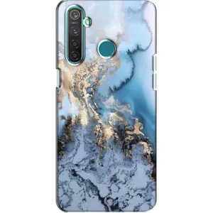 Мраморный чехол на Realme 5 (VPrint) (Нежный мрамор)