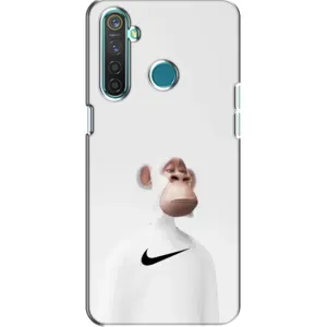 Чехлы с Обезьянами NFT для Realme 5 (AlphaPrint) (обезьяна NFT Nike)