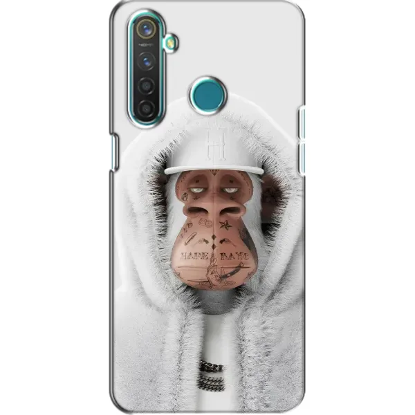 Чехол с принтом «обезьяна NFT в тату» для Realme 5
