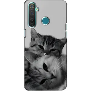 Чохол з малюнком кіт на Realme 5 (Пара котів)