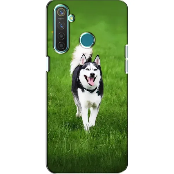 Чехол с принтом «Радостный Хаски» для Realme 5 Чехол с принтом «Радостный Хаски» для Realme 5