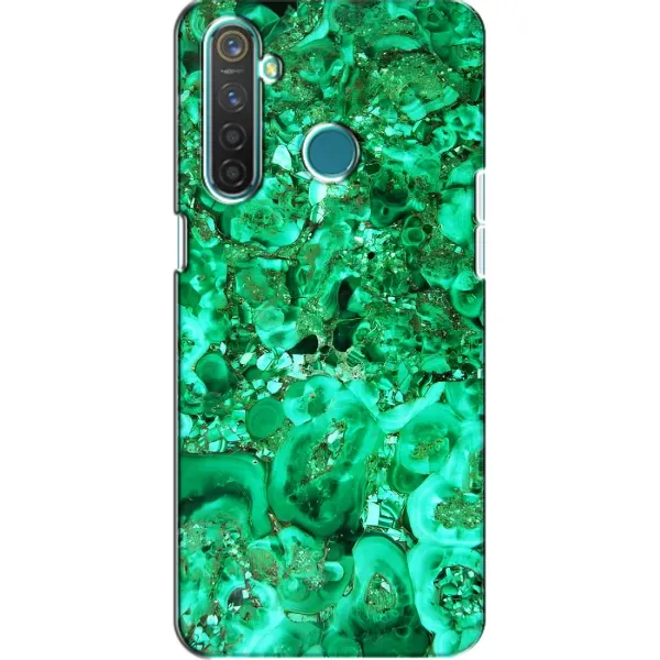 Чохол з принтом «Салатовий Мрамор» для Realme 5
