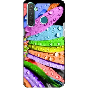 Чехлы (ART) Цветы на Realme 5 (VPrint) (Семицветик)