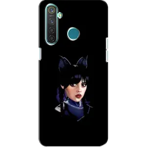 Чохли Венсдей на Realme 5 Уенсдей (AlphaPrint) (серйозна Венздей)
