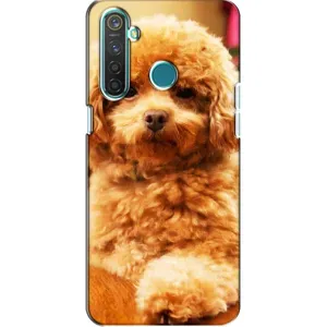 Чехлы с собаками для Realme 5 (VPrint) (Щенок Бишон)