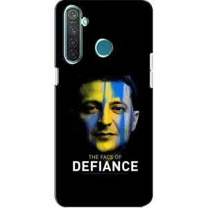 Чехол для Realme 5 (AlphaPrint - с принтом Зеленского) (В. Зеленский)