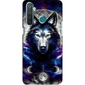 Защитные чехлы для Реалми 5 (AlphaPrint) (ХИТ продаж) ВОЛК (Волк)
