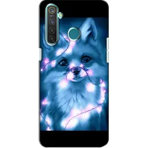 Чехлы с картинкой Лисички для Realme 5 (VPrint) (Яркая лисичка)