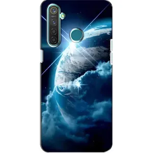 Космические Чехлы для Реалми 5 (VPrint) (Земля с космоса)
