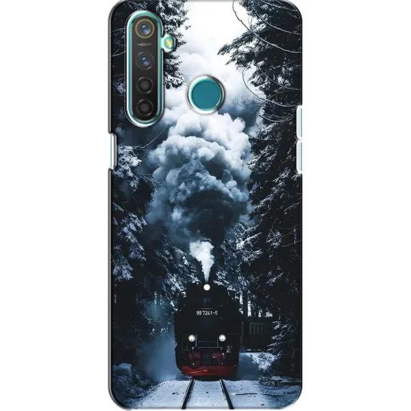 Чехол с принтом «Зимний поезд» для Realme 5