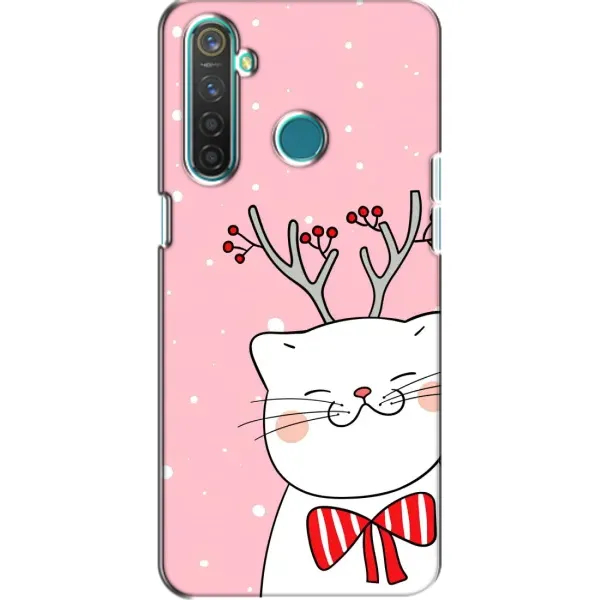 Чехол с принтом «Зимний кот» для Realme 5 Чехол с принтом «Зимний кот» для Realme 5
