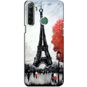 Чехол Эйфелева Башня для Realme 6i - (AlphaPrint) (Башня в Париже)