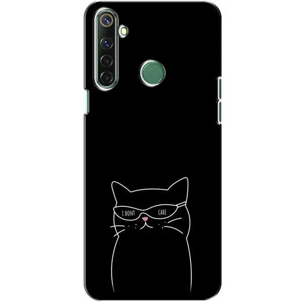 Чехол с принтом «Равнодушный кот» для Realme 6i