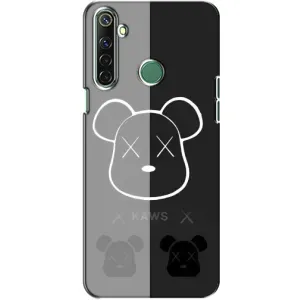 Чехлы для Realme 6i - Bearbrick Louis Vuitton (PREMIUMPrint) (БеарБрик глаза)