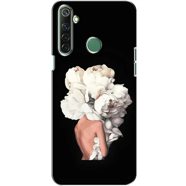 Чехол с принтом «Белые цветы» для Realme 6i Чехол с принтом «Белые цветы» для Realme 6i