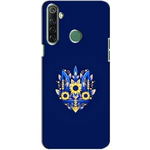 Чохли для Realme 6i Укр. Символіка (AlphaPrint) (Квітковий Герб)