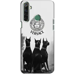 Чехлы VERSACE для Реалми 6i (PREMIUMPrint) (Доберман Версаче)