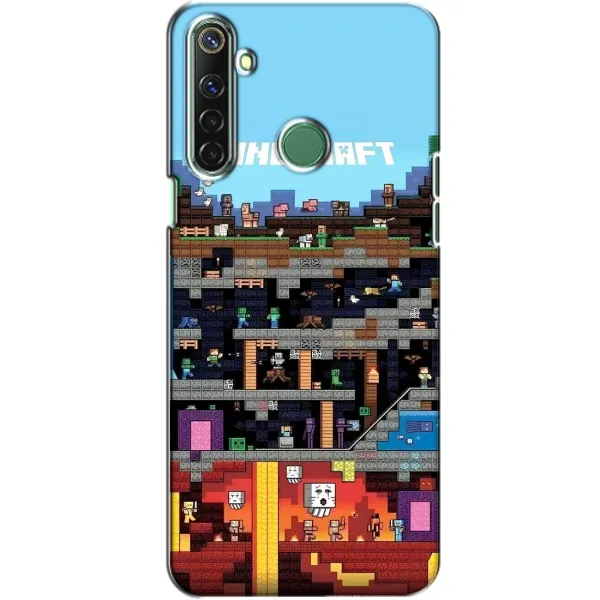 Чехол с принтом «фон Minecraft» для Realme 6i Чехол с принтом «фон Minecraft» для Realme 6i