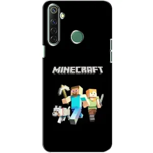 Чохол Майнкрафт на Realme 6i (AlphaPrint) Minecraft (герої Minecraft)