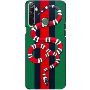 Чехлы ГУЧЧИ для Реалми 6i (AlphaPrint) (Gucci змия)