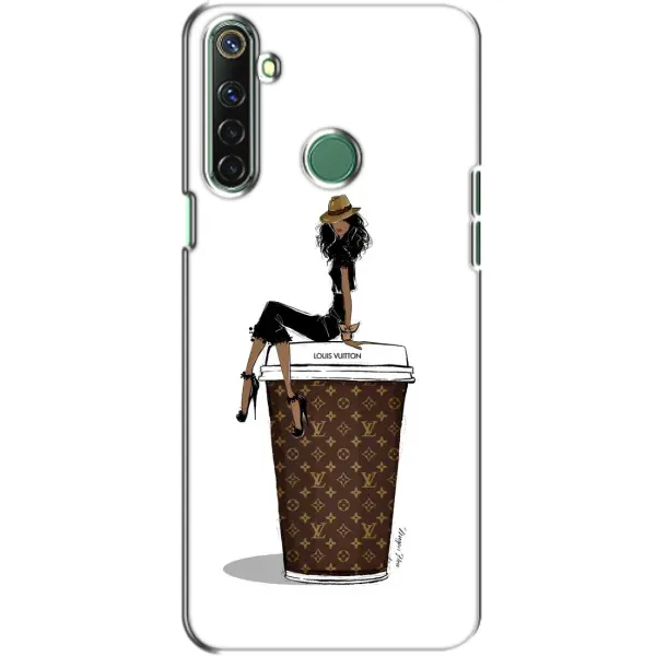 Чехол с принтом «кофе LOUIS VUITTON» для Realme 6i