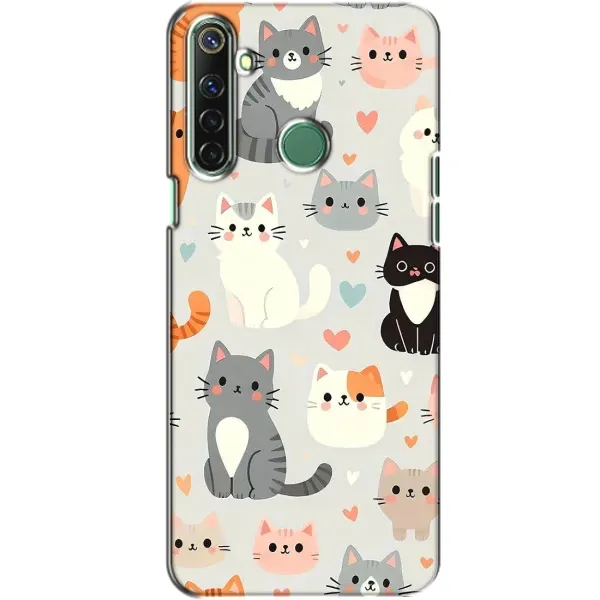 Чехол с принтом «Коллаж котов» для Realme 6i
